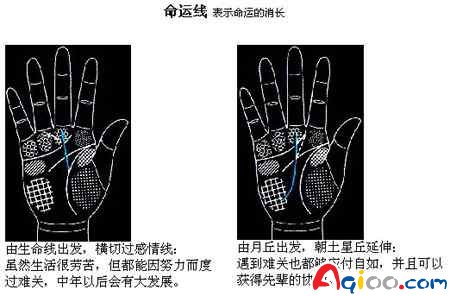 掌纹占卜:命运线解析