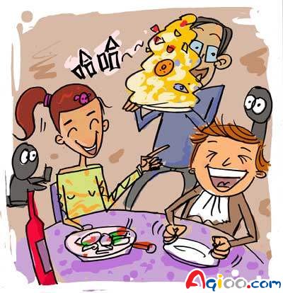 吃相看性格事业与财运