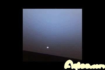 地球人首见到火星日落