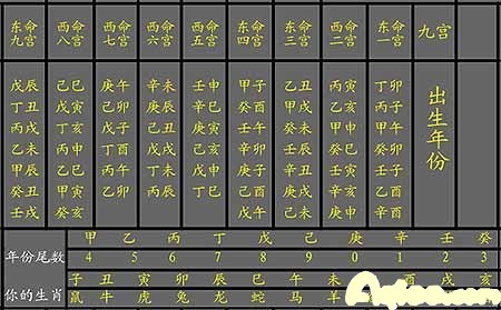 60甲子宫位看前途命运